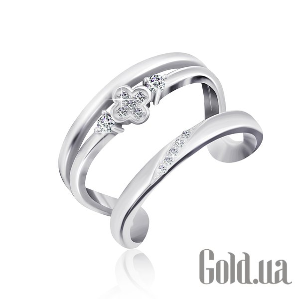 

Женские кольца Silvex925, Женское серебряное кольцо с куб. циркониями, 15