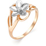 Женское золотое кольцо с бриллиантом, 1604149