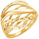 Женское серебряное кольцо в позолоте, 1608245