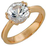 Женское золотое кольцо с топазом, 1639477
