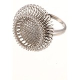 Женское серебряное кольцо с куб. циркониями, 1670197