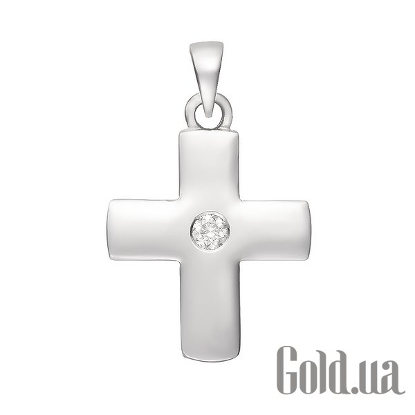 

Кулон-крестик Fresh Jewelry, Золотой кулон с бриллиантом
