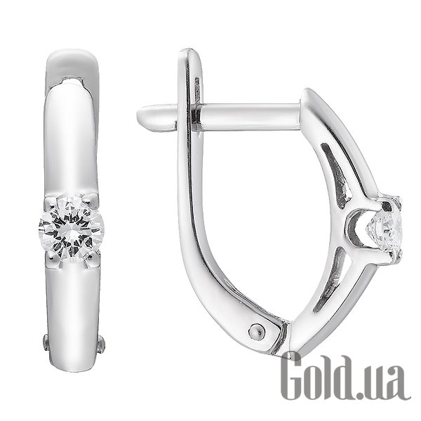 

Серьги Fresh Jewelry, Золотые серьги с бриллиантами