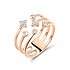 Женское золотое кольцо с бриллиантами - фото 1