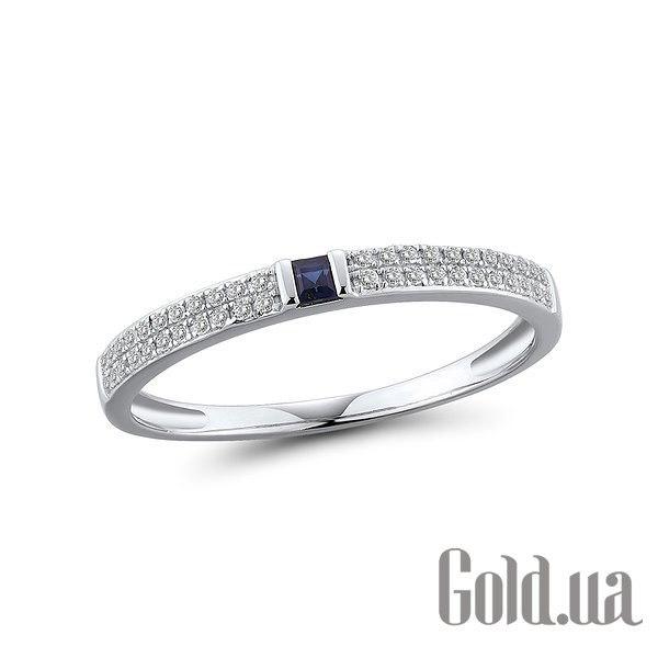 

Кольцо Lurie Jewelry, Женское золотое кольцо с сапфиром и бриллиантами, 16.5