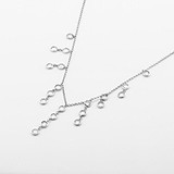 Срібне кольє з куб. цирконіями, 1796917