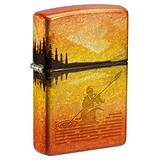 Zippo Зажигалка Fishing Fusion Design Tumbled Brass 46927, 1799221