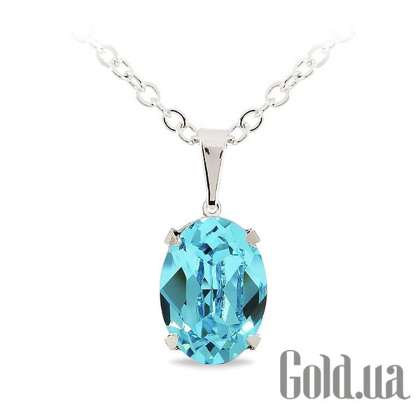 

Женские колье и кулоны Kobi, Стальной, Кулон с цепочкой с кристаллом Swarovski
