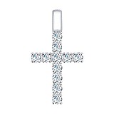 SOKOLOV Золотий кулон з камінням Swarovski, 1538870