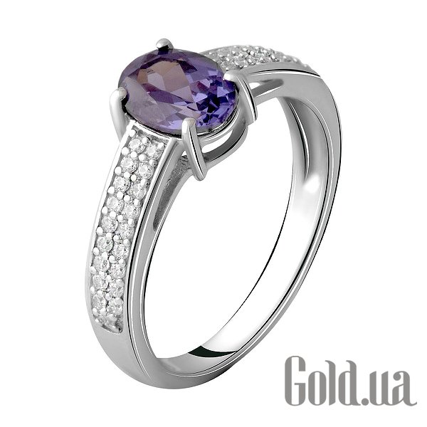 

Женские кольца Fresh Jewelry, Женское серебряное кольцо с александритом и куб. циркониями, 17.5