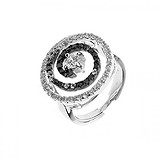 Ottaviani Женское серебряное кольцо с цирконами, 1746998
