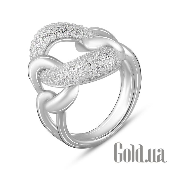 

Женские кольца Fresh Jewelry, Женское серебряное кольцо с куб. циркониями, 17