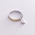 Женское серебряное кольцо с куб. циркониями и синт. шпинелями - фото 1