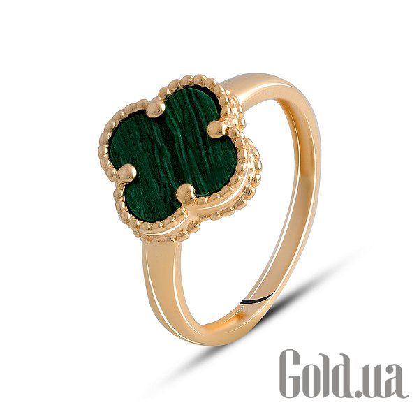 

Кольцо Fresh Jewelry, Женское золотое кольцо с малахитом, 17.5