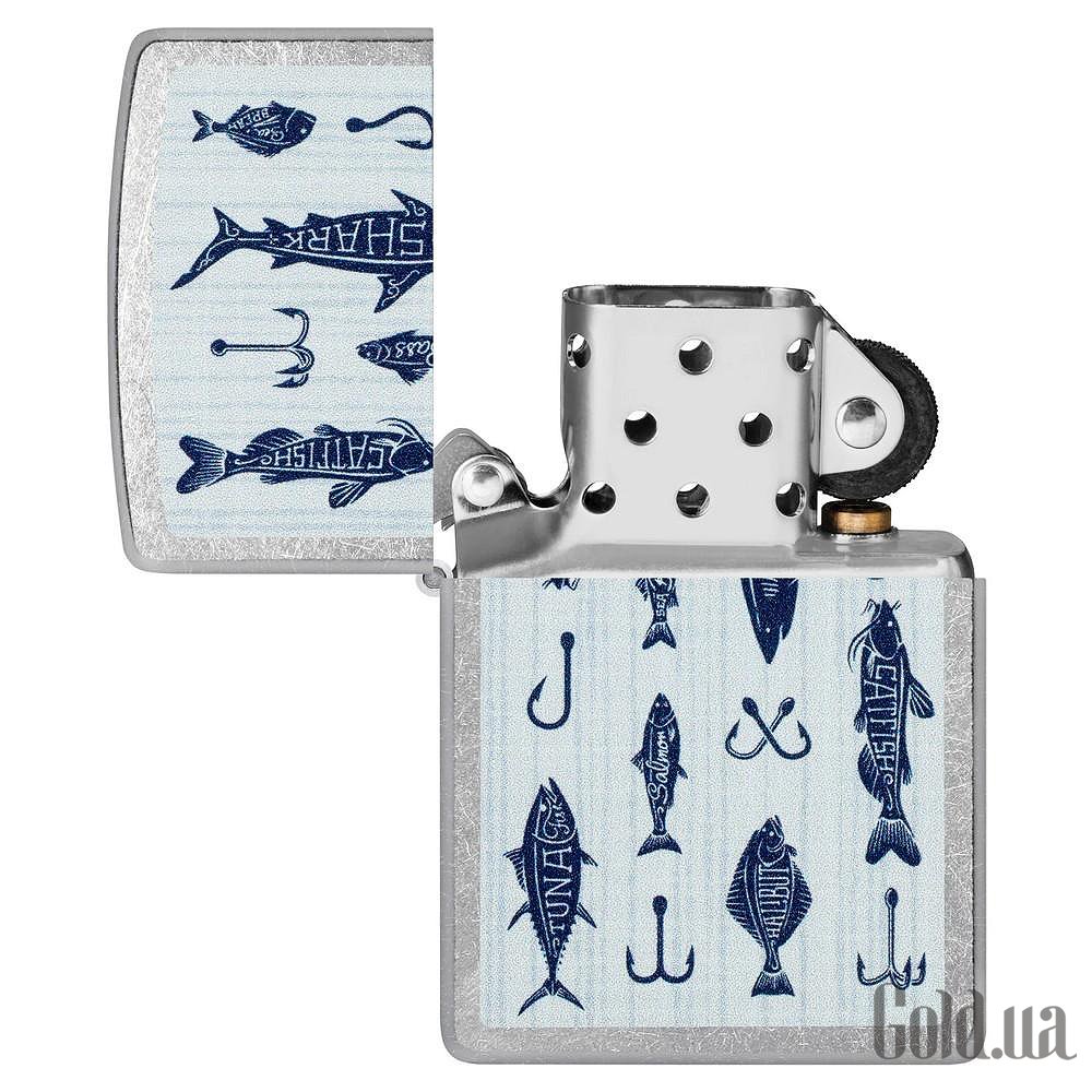 Zippo Зажигалка Street Chrome Fishing Lures Design 46719 46719 – изображение 4