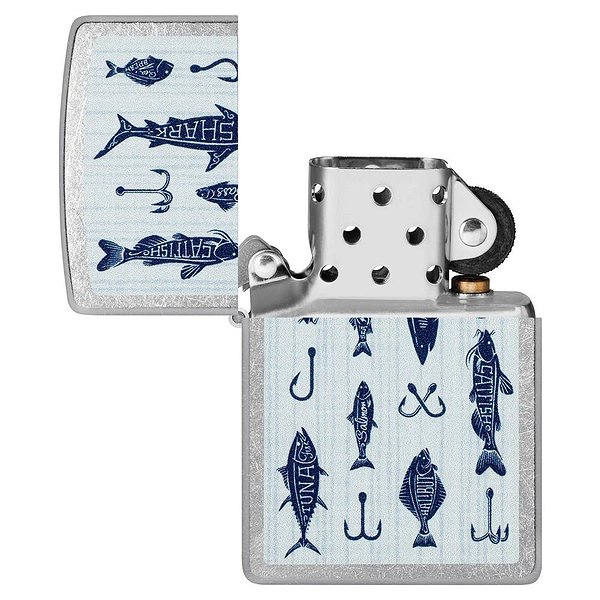 Zippo Зажигалка Street Chrome Fishing Lures Design 46719 46719 – изображение 4