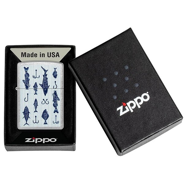 Zippo Зажигалка Street Chrome Fishing Lures Design 46719 46719 – изображение 6