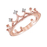 Женское золотое кольцо с бриллиантами, 278070