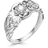 Женское золотое кольцо с бриллиантами, 1614135