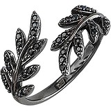 Серебряное кольцо для пальцев ног с куб. циркониями, 1616439