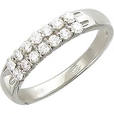 Золотое обручальное кольцо с бриллиантами, 1618999