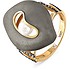 Kabarovsky Женское золотое кольцо с жемчугом и бриллиантами - фото 1