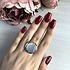 Женское серебряное кольцо с кошачьим глазом - фото 3