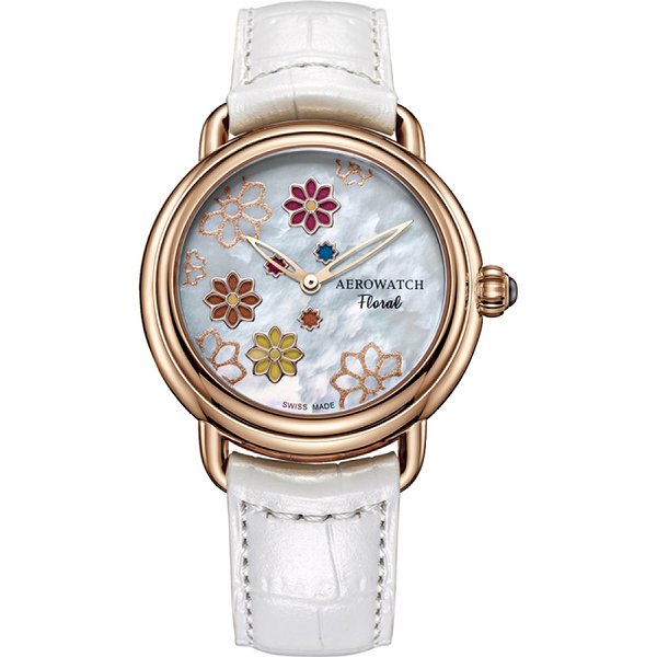 Aerowatch Женские часы 1942 Floral 44960RO16