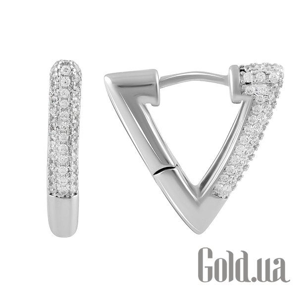 

Серьги Fresh Jewelry, Серебряные серьги с куб. циркониями