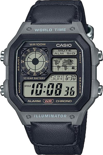 Casio Мужские часы AE-1200WHUB-8AVEF