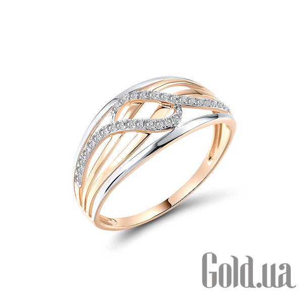 

Кольцо Lurie Jewelry, Женское золотое кольцо с бриллиантами, 17.5