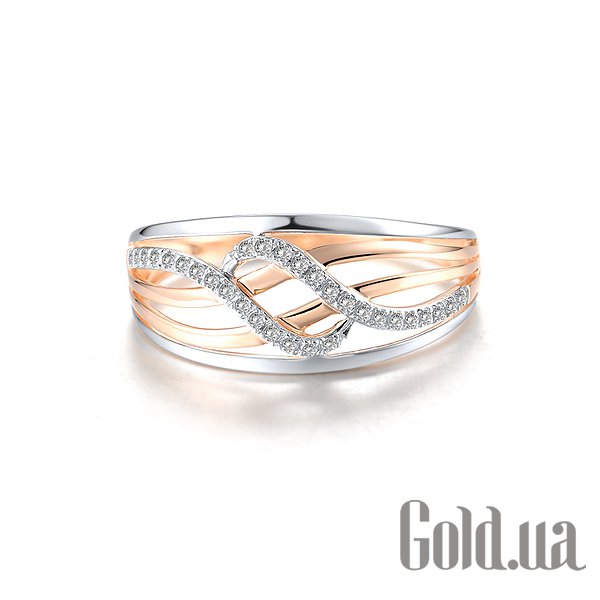 

Кольцо Lurie Jewelry, Женское золотое кольцо с бриллиантами, 17.5