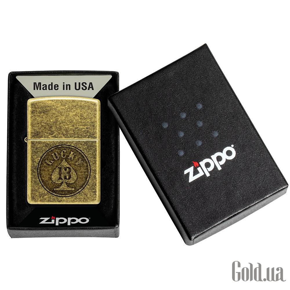 Zippo Зажигалка Lucky 13 Design 47148 47148 – изображение 6