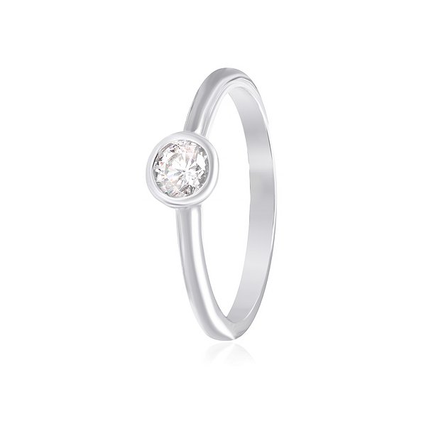 Серебряное кольцо с Swarovski Zirconia