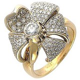 Женское золотое кольцо с бриллиантами, 1625912