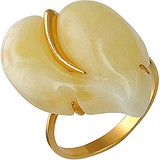 Женское серебряное кольцо с янтарем, 1651768