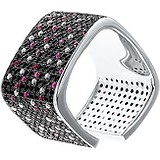 Женское серебряное кольцо с куб. циркониями, 1676600