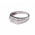 Мужское серебряное кольцо с бриллиантом - фото 2