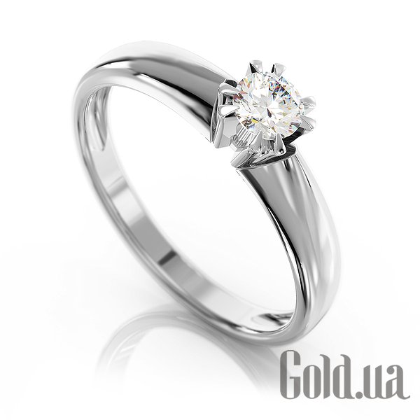 

Кольцо Украина, Золотое кольцо с бриллиантом, 17.5