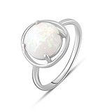 Женское серебряное кольцо с опалом, 1756728