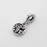Серебряная наборная подвеска с эмалью, 1758008