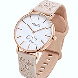 Besta Женские часы Love UA Beige Flower 3795, 1797176