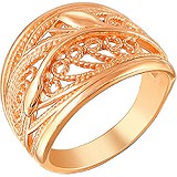Женское серебряное кольцо в позолоте, 1614649