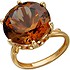 Женское золотое кольцо с синт. гиацинтом - фото 1