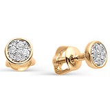 Золоті сережки з діамантами, 1623097