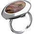 Женское серебряное кольцо с яшмой - фото 1