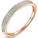 Золотое обручальное кольцо с бриллиантами, 1657401