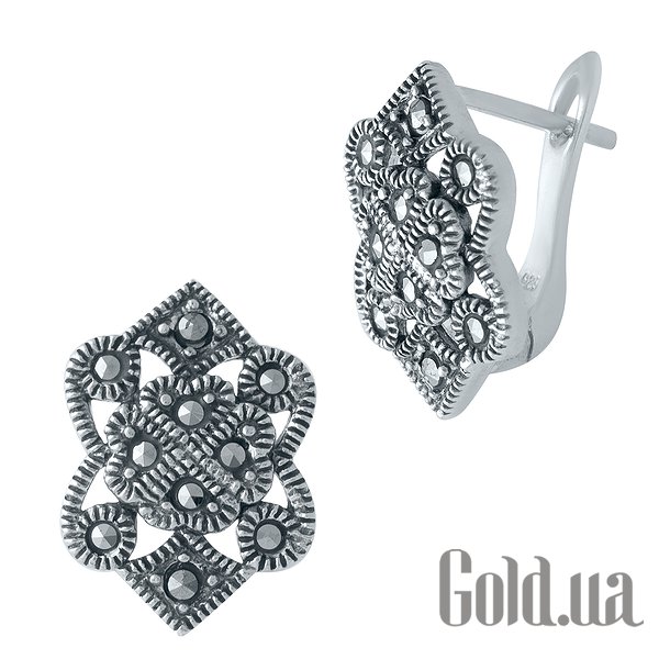 

Серьги Fresh Jewelry, Серебряные серьги с марказитами