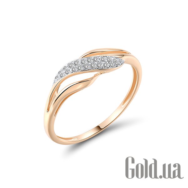 

Кольцо Lurie Jewelry, Женское золотое кольцо с бриллиантами, 16