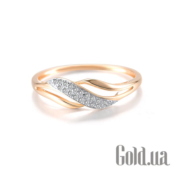 

Кольцо Lurie Jewelry, Женское золотое кольцо с бриллиантами, 16